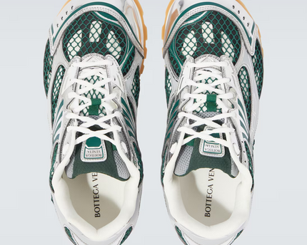 Men’s Bottega Veneta Orbit Silver Green Sneakers