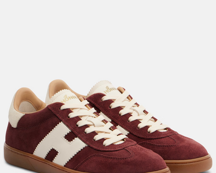 Men's Hogan Burgundy Sneakers