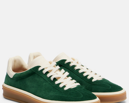 Men's Loro Piana Tennis Walk  Green Sneakers