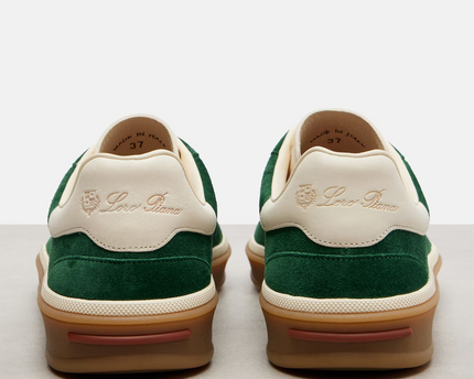 Men's Loro Piana Tennis Walk  Green Sneakers