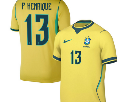 Paulo Henrique Brazil National Team 2026 Home Jersey - Yellow