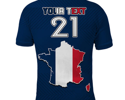 Custom France Rooster Les Bleus Football Polo Shirt