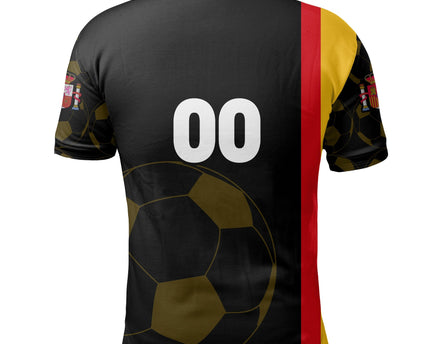 Custom Spain Polo Shirt Football 2021 Simple Style