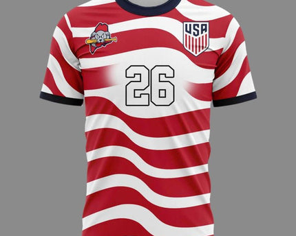Portland Sea Dogs x Team USA World Cup 2026 Soccer Jersey