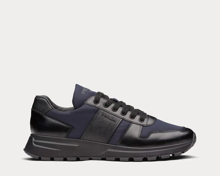 Men's Prada Prax 01 Re-Nylon 'Black  Blue' Sneakers