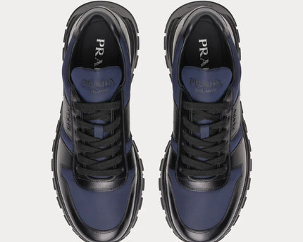 Men's Prada Prax 01 Re-Nylon 'Black  Blue' Sneakers