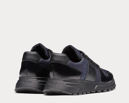 Men's Prada Prax 01 Re-Nylon 'Black  Blue' Sneakers