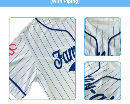 Tunisia World Cup 2026 Fully Printed Baseball Jersey - White - 230GSM