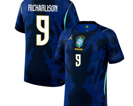 Richarlison Brazil National Team 2026 Away Jersey - Blue
