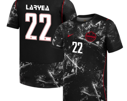 Richie Laryea Canada National Team 2026 Away Jersey - Black