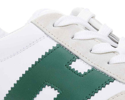 Men's Hogan White Green Sneakers
