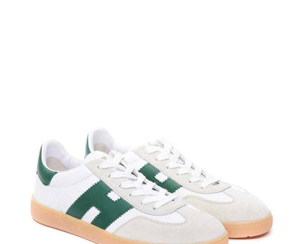 Men's Hogan White Green Sneakers