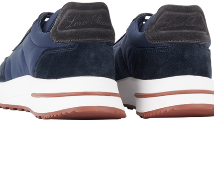Men's Loro Piana Weekend Walk Navy Blue Sneakers
