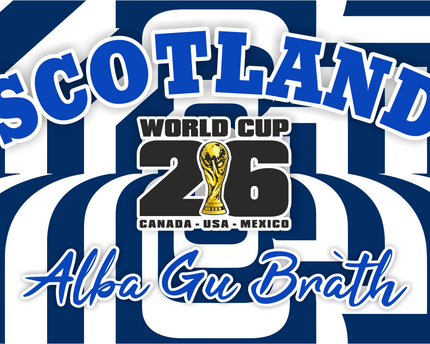 Scotland World Cup 2026 Football Supporter Flag