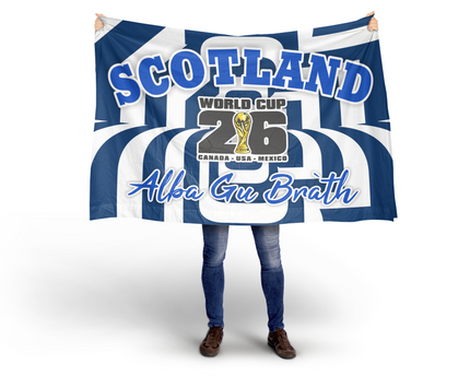 Scotland World Cup 2026 Football Supporter Flag