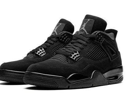 Men's Air Jordan 4 Black Cat 2025 Shoes