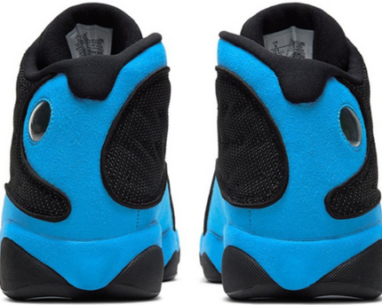 Men's Nike Air Jordan 13 Black University Blue Shoes
