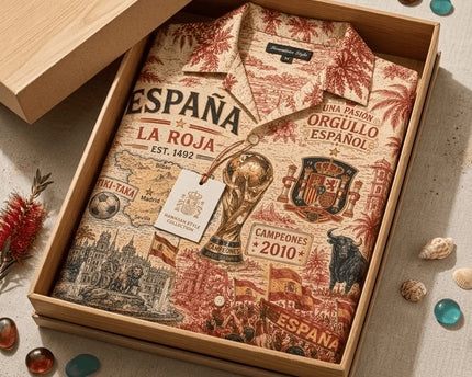 Spain La Roja World Cup 2026 Limited Edition Hawaiian Shirt