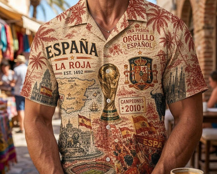 Spain La Roja World Cup 2026 Limited Edition Hawaiian Shirt