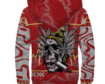 Spain Sherpa Hoodie Flag & Coat Of Arms Ver02 Fire The Leaf Style