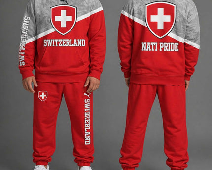 Switzerland "Nati Pride" World Cup 2026 Special Hoodie Jogger Set