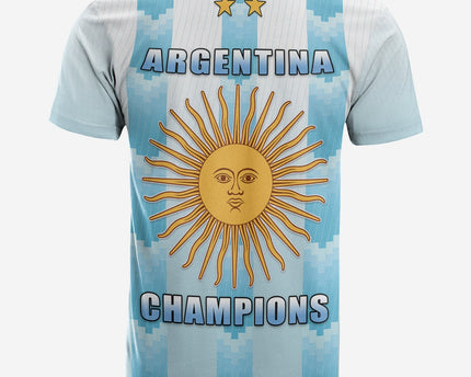 Argentina Football T Shirt Argentina Champions