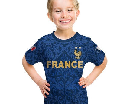 France Football T Shirt Elegant Lily World Cup Les Bleus Le Champion