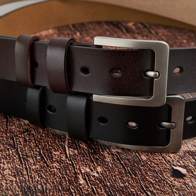 To Husband Boyfriend Valentines Father's Day Gift - Personalized Engraved Leather Belt