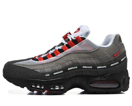 Men's UNDEFEATED x Nike Air Max 95 Fire Red Tokyo Bright Crimson  Shoes