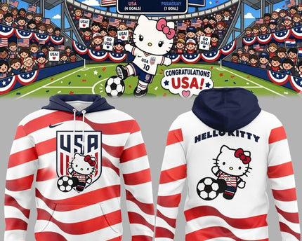 US Soccer x Hello Kitty World Cup 2026 Special Edition Home Hoodie