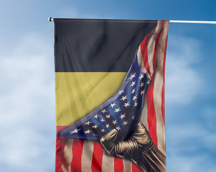 American Belgian Flag, US And Belgium Polyester Flag The Original Style