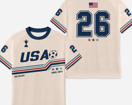 USA Soccer Jersey - Personalized Gifts for Soccer Lovers