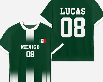Soccer Jersey with National Team Name - Personalized Soccer Gifts for Him/Her
