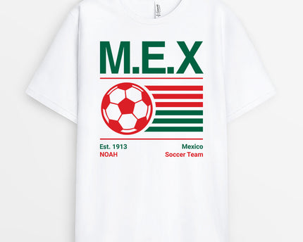 National Soccer Team T-Shirt - Personalized Soccer Gifts