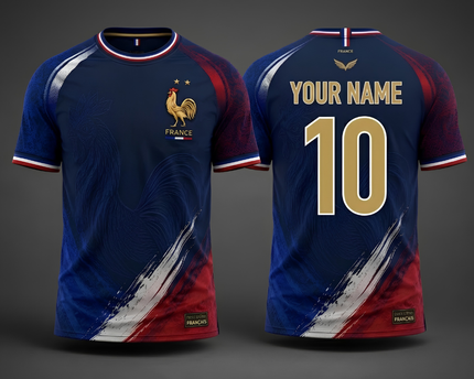 Personalized France Soccer Jersey Custom Name Gift for Sports Lovers