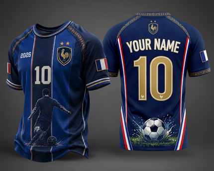Personalized Soccer Jersey with Custom Name for Sports Lovers