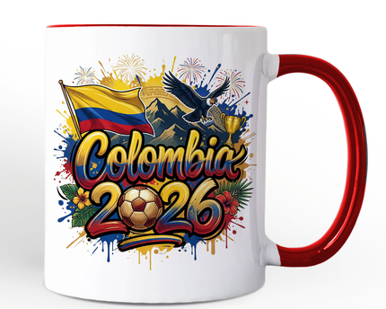 Colombia 2026 Soccer Cup Global Championship Mug, Football Fans Gift