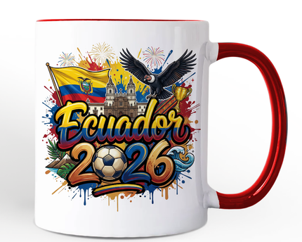 Ecuador 2026 Soccer Cup Global Championship Mug, Football Fans Gift