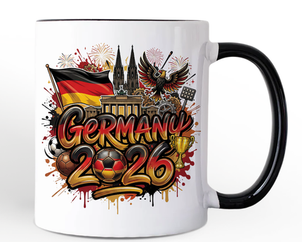 Germany 2026 Soccer Cup Global Championship Mug, Football Fans Gift