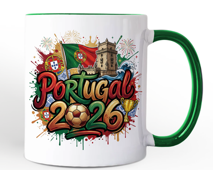 Portugal 2026 Soccer Cup Global Championship Mug, Football Fans Gift