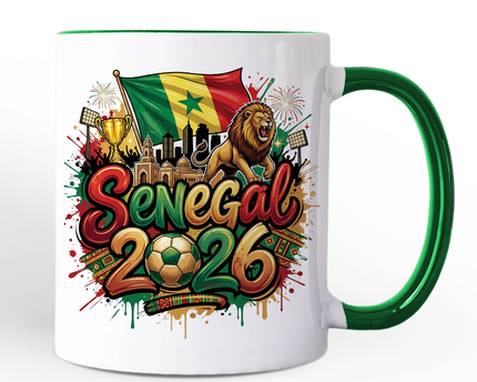 Senegal 2026 Soccer Cup Global Championship Mug, Football Fans Gift