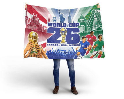 World Cup 2026 Supporter Flag