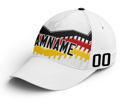 Custom Germany 2026 World Cup Jersey Sneakers Sports Shoes and Hat Combo Offer - White