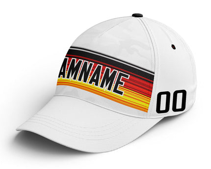 Custom Germany 2026 World Cup Jersey Sneakers Sports Shoes and Hat Combo Offer - White/Black