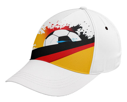Custom Germany 2026 World Cup Jersey Sneakers Sports Shoes and Hat Combo Offer - White/Black