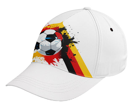 Custom Germany 2026 World Cup Jersey Sneakers Sports Shoes and Hat Combo Offer - White/Red