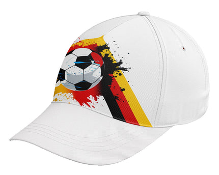 Custom Germany 2026 World Cup Jersey Sneakers Sports Shoes and Hat Combo Offer - White/Red