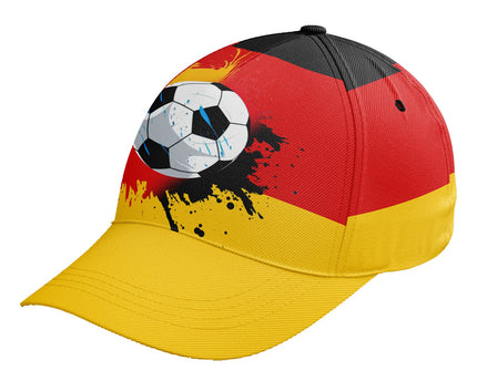 Custom Germany 2026 World Cup Jersey Sneakers Sports Shoes and Hat Combo Offer - Black/Yellow