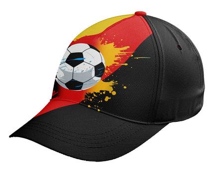Custom Germany 2026 World Cup Jersey Sneakers Sports Shoes and Hat Combo Offer - Yellow/White