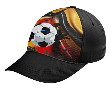 Custom Germany 2026 World Cup Jersey Sneakers Sports Shoes and Hat Combo Offer - Black